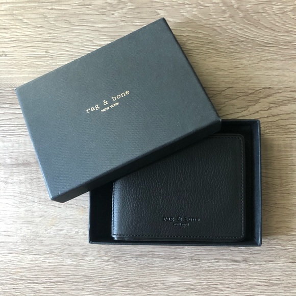 rag & bone Other - Rag & Bone Black Billfold Wallet